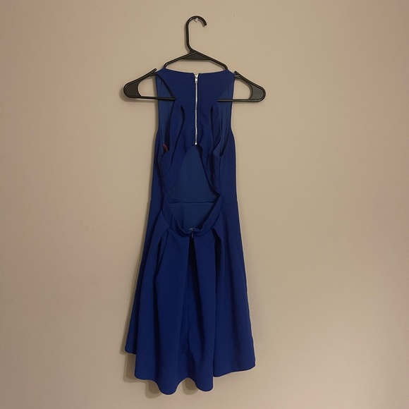- Lulus blue Skater Dress -small - Picture 4 of 12